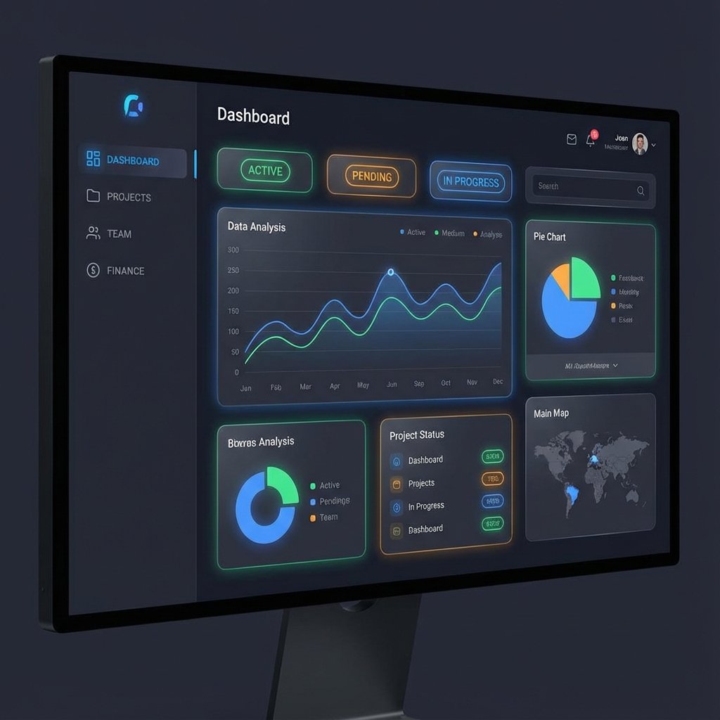 Admin Dashboard Mockup